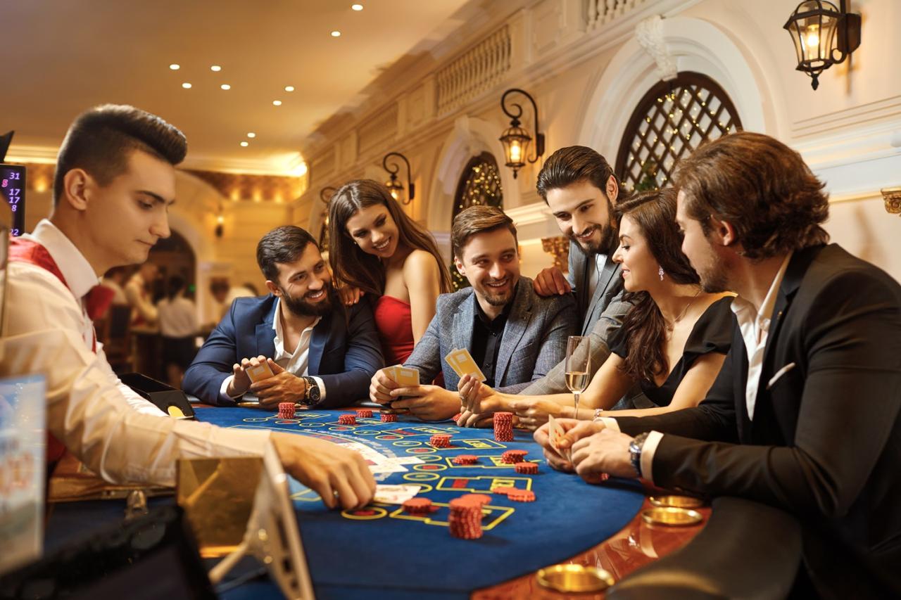 Menschen in einem Casino