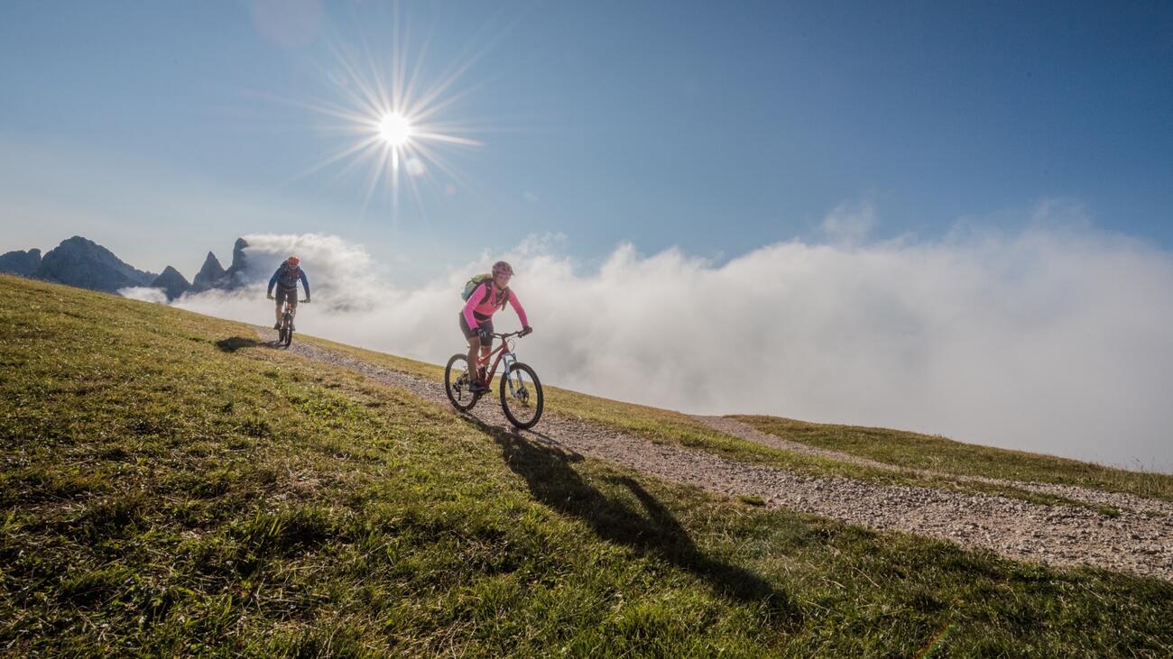 Mountainbike und Wandern im Val Gardena Grödental