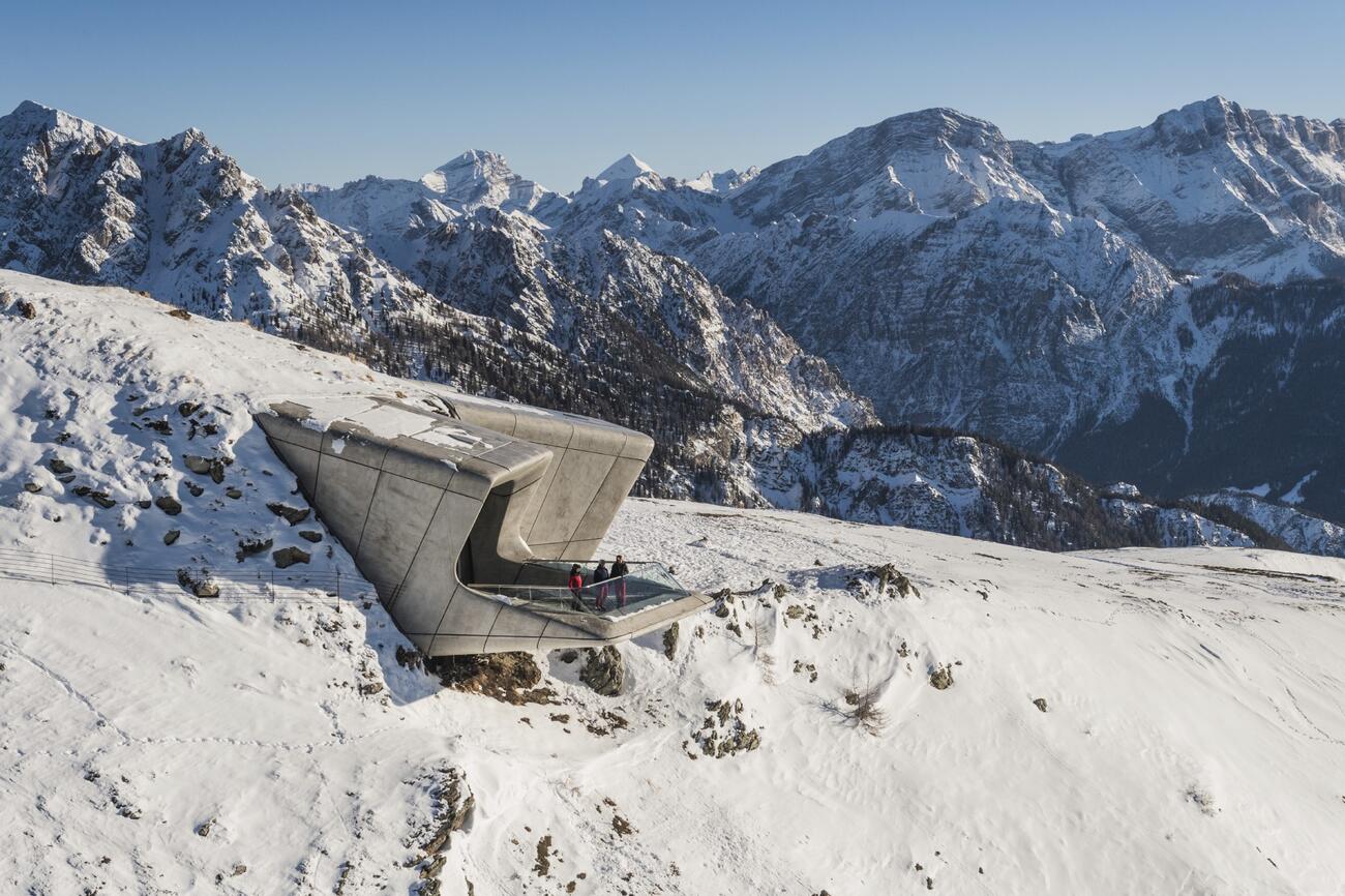 Messner Mountain Museum MMM Corona Berg-Architektur in Südtirol
