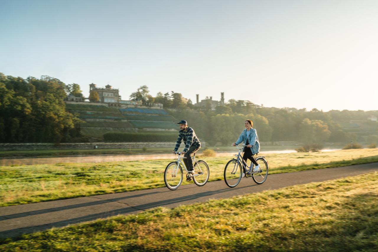 Erkunde Dresdens Umgebung auf dem Fahrrad entlang des Elbradweges Insiderei