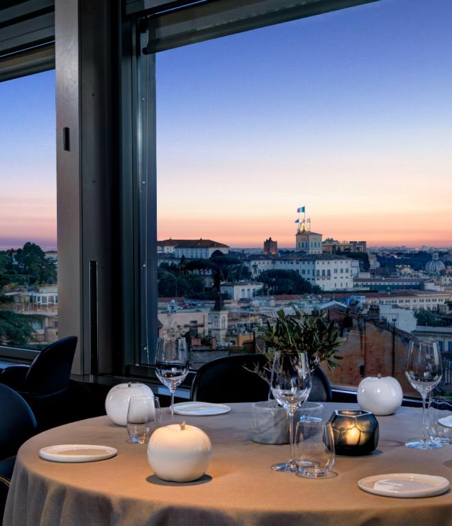 Hotel Restaurants in Rom Eden Roma La Terrazza