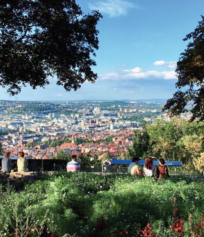 die schönsten Aussichtspunkte in Stuttgart Santiago-de-Chile Platz