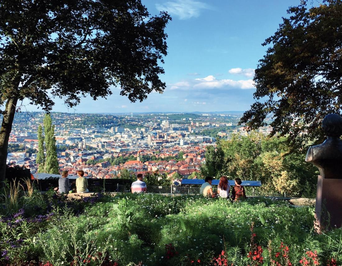 die schönsten Aussichtspunkte in Stuttgart Santiago-de-Chile Platz