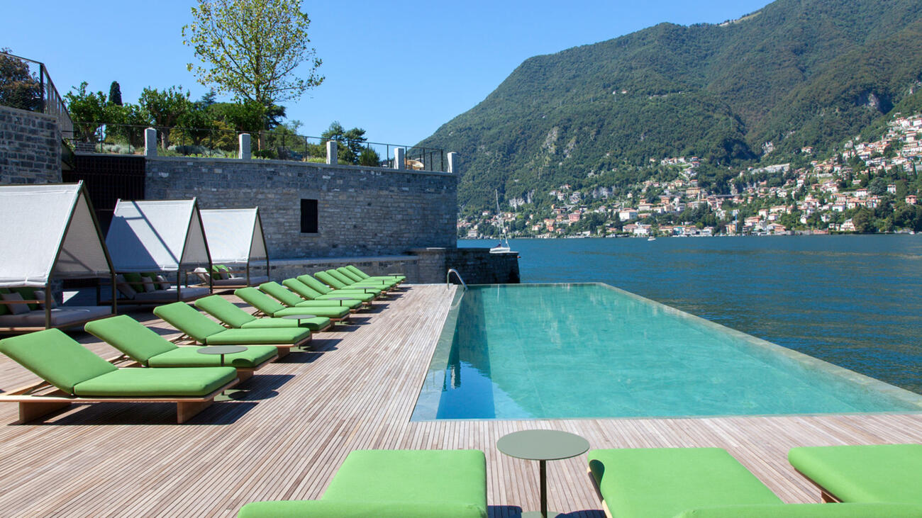 Il Sereno Comer See Italien Design Luxus Hotel Pool