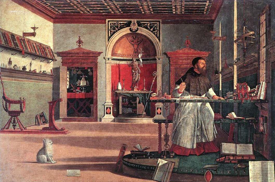 Italien Venedig Scuola Dalmata Vittore Carpaccio visione di sant agostino