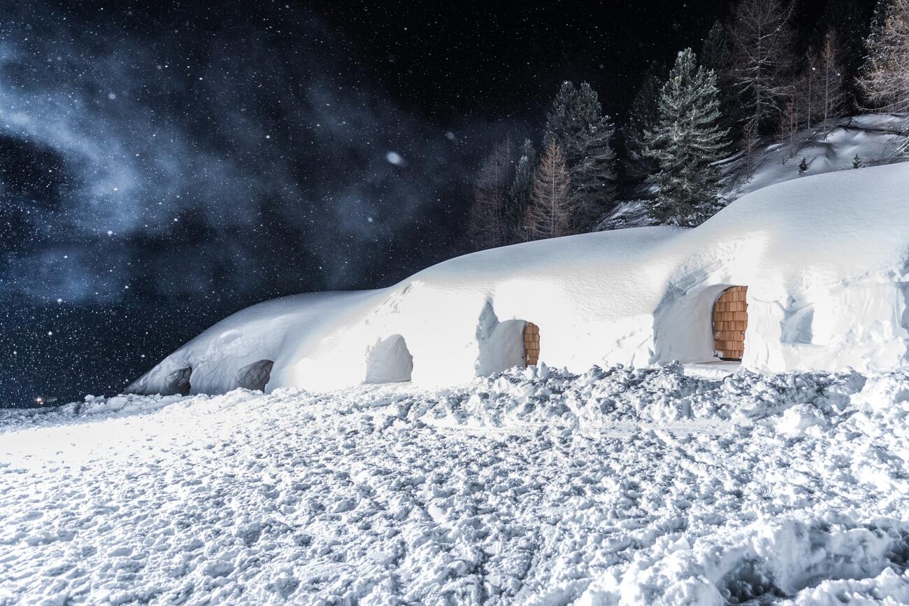 Wintererlebnisse in Südtirol Eine Nacht im Mountainigloo