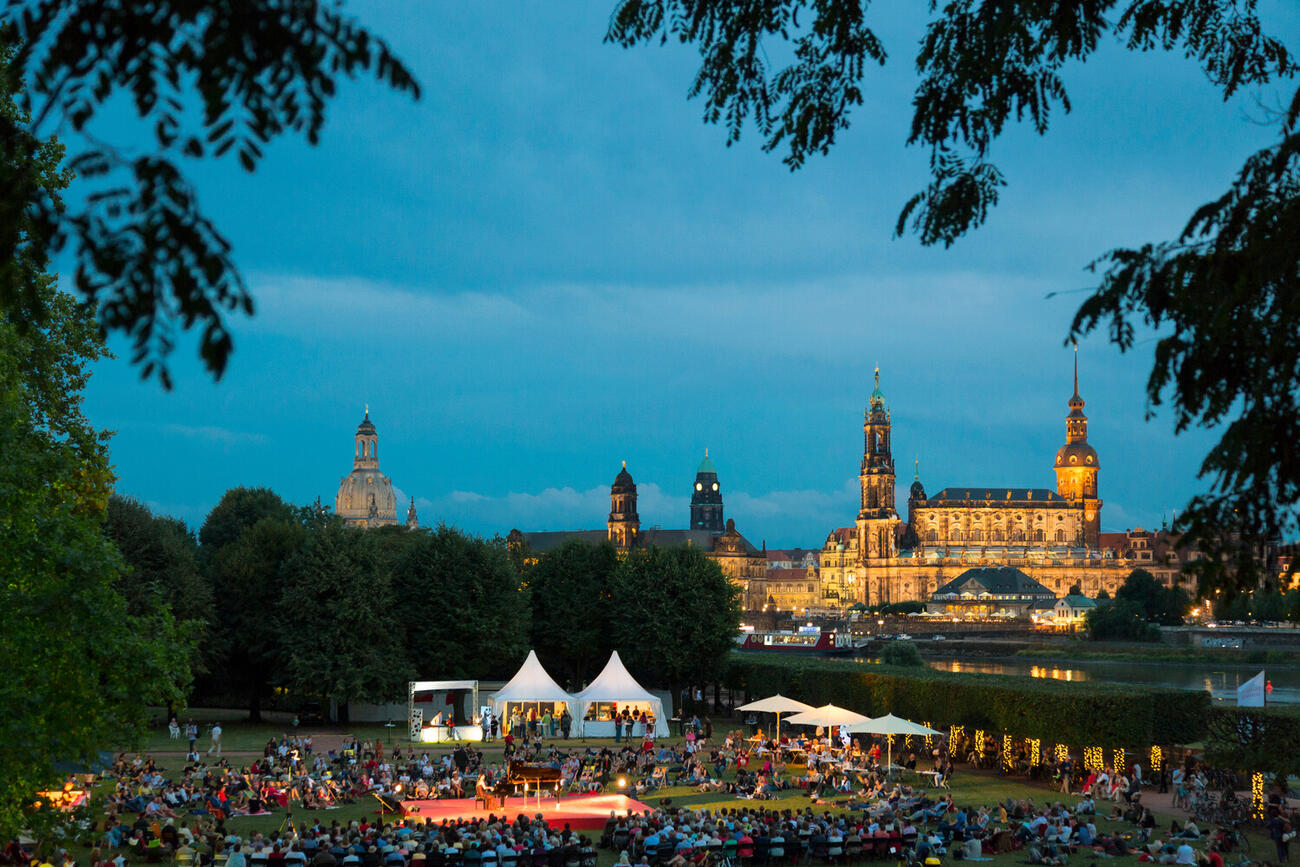 Stadterlebnisse in Dresden Palais Sommer Klaviernacht