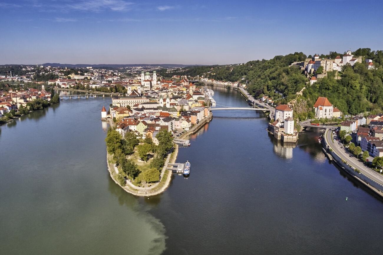 Tipps an der Jungen Donau Drei Flüsse Eck Passau