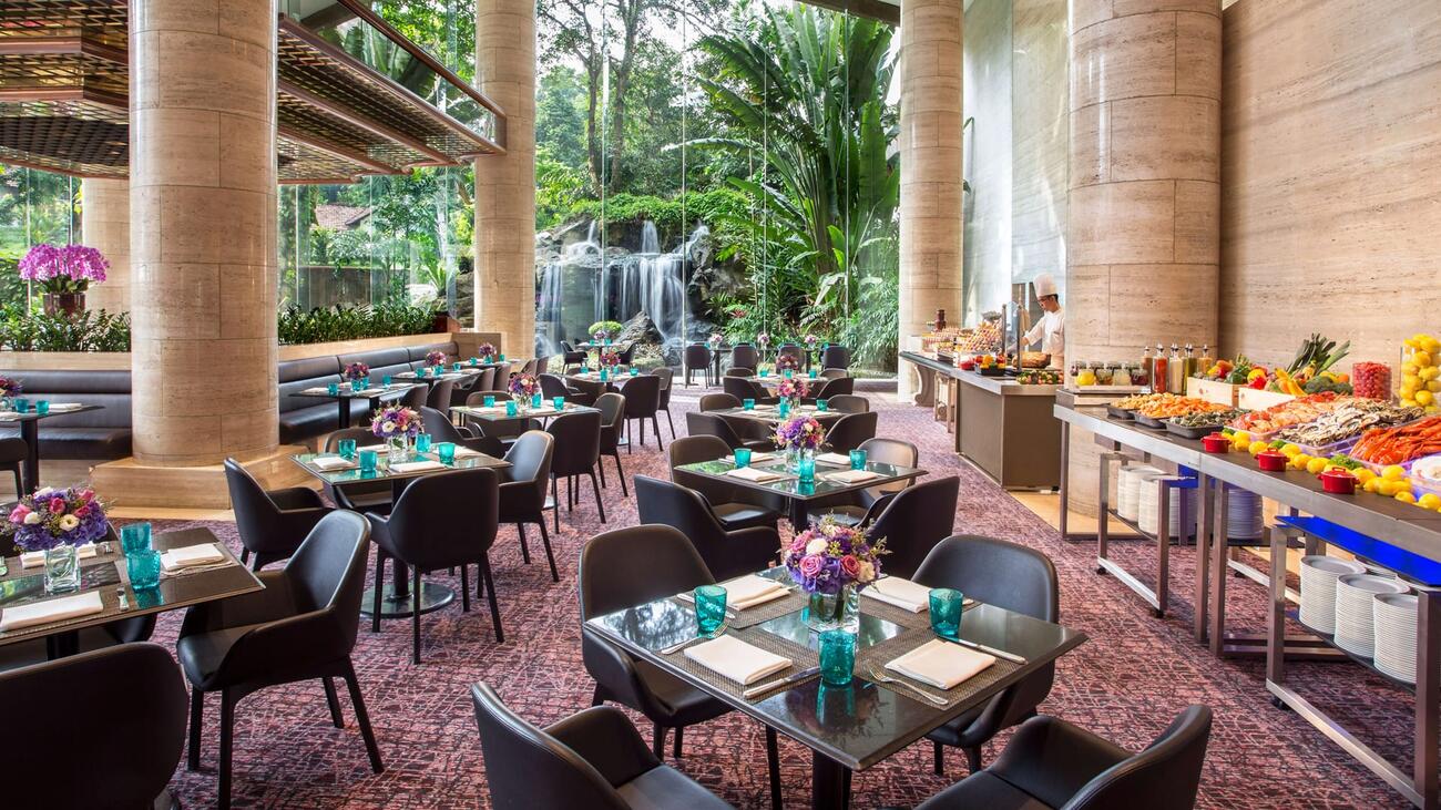 The Sheraton Towers Singapur Hotel Lobby Restaurant Buffet