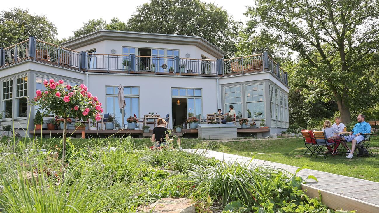 Villa Weitsicht Bad Doberan Mecklenburg Vorpommern Cafe
