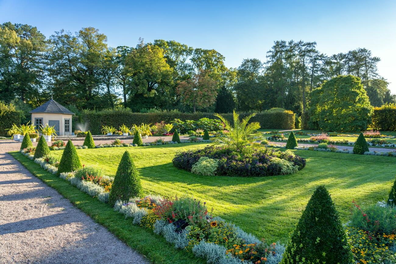 Weimar Schlosspark Belvedere Gärten in Thüringen