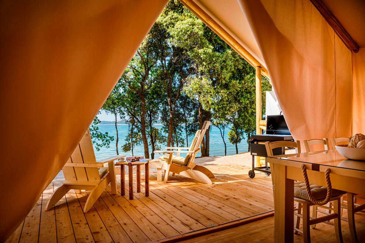 Valamar Istra Premium Camping Resort Glamping Aussicht